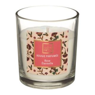 Bougie parfumée "Neda" rose éternelle 110g - Atmosphera Créateur d'intérieur