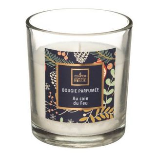 Bougie parfumée "Neda" au coin du feu 110g - Atmosphera Créateur d'intérieur