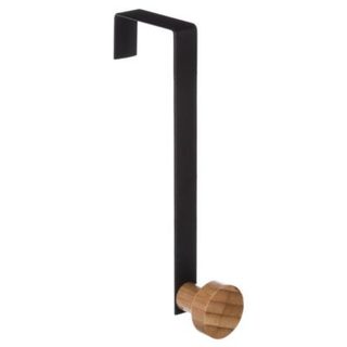 Patère 1 tête métal et bambou Noir - 5Five