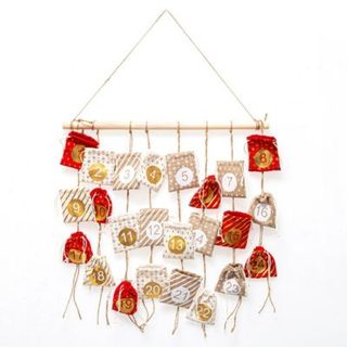 Suspension calendrier de l'avent sachet h 60 cm - feeric lights & christmas