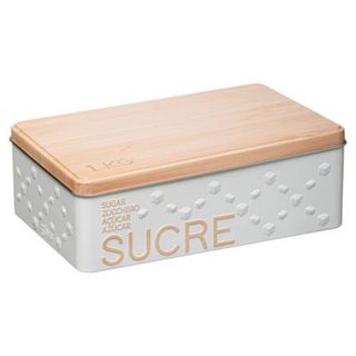 Boîte à sucre morceaux métal "Scandinave Nature" blanc - 5five