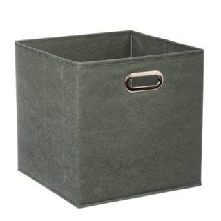 Panier tissu 31x31cm "Mix N' Modul" vert kaki - 5five