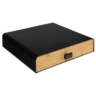 Porte-capsules 1 tiroir "Nera" noir - 5five