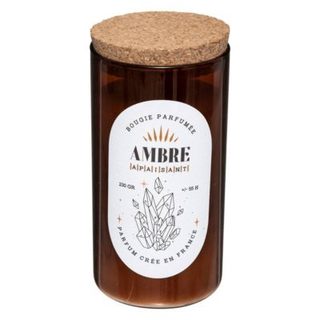 Bougie parfumée Snow - ambre - 230g - Atmosphera