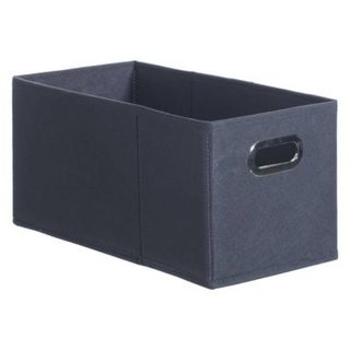Panier tissu 15x31cm "Mix N' Modul" gris anthracite - 5five