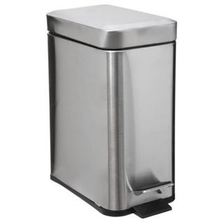 Poubelle rectangulaire soft close inox 5L - 5five