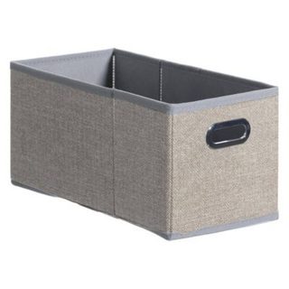 Panier tissu 15x31cm "Mix N' Modul" beige chiné - 5five