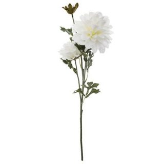 Tige de dahlia artificiel blanc H62cm - Atmosphera Créateur d'intérieur
