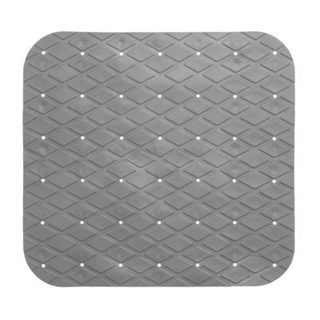 Tapis anti-dérapant 50x50cm gris galet - 5five