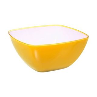 Saladier D19cm "Square" jaune moutarde - 5five