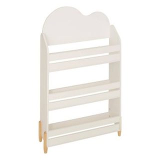 Bibliothèque Douceur blanc 61,5x100cm - Atmosphera Créateur d'intérieur