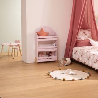 Bibliothèque Douceur rose 61,5x100cm - Atmosphera Créateur d'intérieur