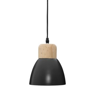 Suspension Desy noire - métal D15 cm - Atmosphera