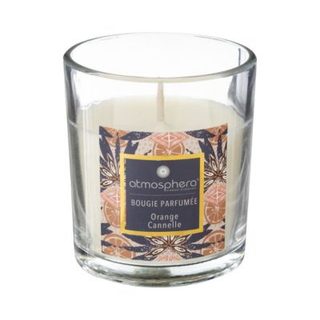 Bougie parfumée "Neda" orange cannelle 110g - Atmosphera Créateur d'intérieur