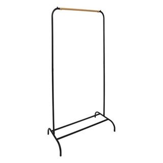 Portant simple en acier noir l. 82 x H. 151 cm 5Five