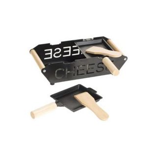 Appareil à Raclette 2 Personnes "Bougie" 23cm Noir