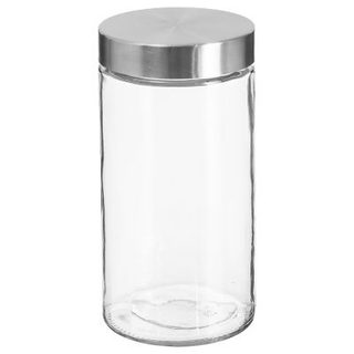 Bocal couvercle en inox 1,7ml Nixo 5Five en verre transparent