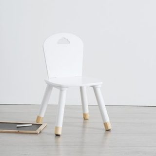 Chaise enfant "Douceur" blanc - Atmosphera Créateur d'intérieur