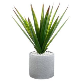 Aloe vera artificiel pot céramique H48cm - Atmosphera Créateur d'intérieur