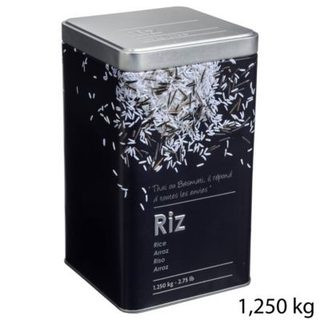 Boîte à riz en métal "Black Edition" noir - 5five