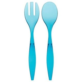 Couverts à salade "Square" bleu pétrole - 5five