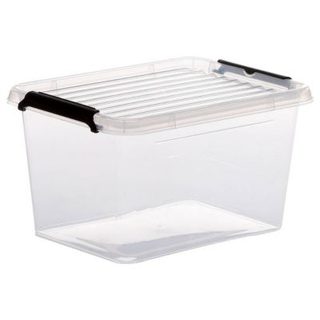 Boîte en plastique transparente 2L "Clip N' Box" - 5five