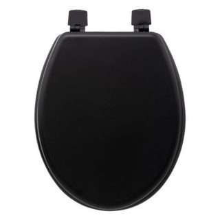 Abattant WC coloris noir à fermeture standard, 5Five Colors