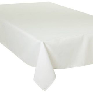 Nappe anti-tâche "Lallie" blanc ivoire 150x300cm - Atmosphera Créateur d'intérieur