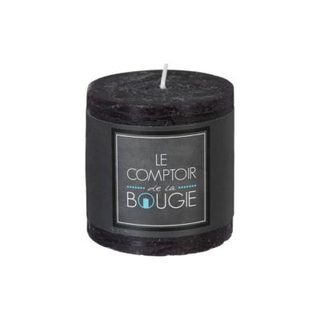 Bougie rustique noir 220g - Atmosphera Créateur d'intérieur
