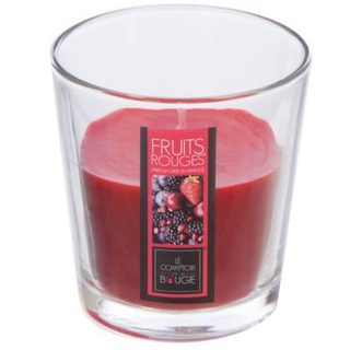 Bougie parfumée fruits rouges 90g - Atmosphera Créateur d'intérieur
