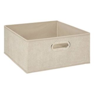 Panier tissu 31x15cm "Mix N' Modul" beige chiné - 5five
