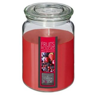 Bougie parfumée fruits rouges 510g - Atmosphera Créateur d'intérieur