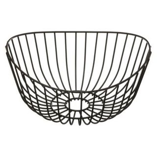 Corbeille en acier 27cm noir - 5five