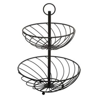 Corbeille torsade 2 étages métal 22/27cm - 5five