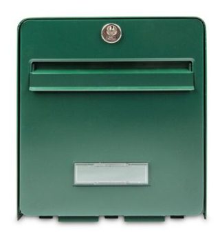 Boîte aux lettres 1 porte Favor Verte Burg-Wachter