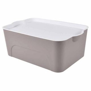 Boîte de Rangement Déco "Pratique" 16L Taupe