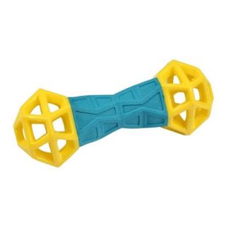 Jouet pour Chien Os "Géométrique" 18cm Bleu