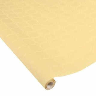 Nappe Papier "Damassée" 1,18x5m Crème