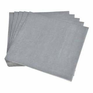 Lot de 20 Serviettes en Papier "Vitamine" 33x33cm Gris