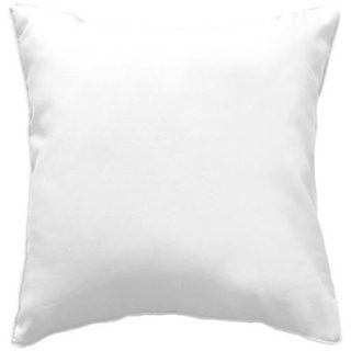 Coussin déhoussable 60x60 cm Essentiel polyester uni Blanc