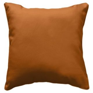 Coussin Déhoussable Compressé 60 x 60 cm Polyester Uni Essentiel Camel