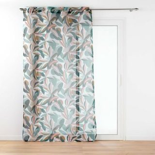 Voilage Grande Hauteur à Œillets 140 x 280 cm Voile Sablé Imprimé Lavinia