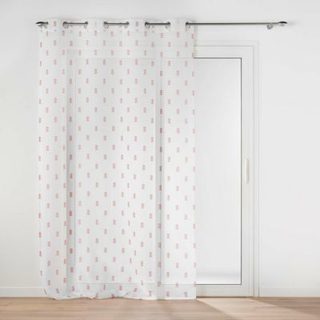 Panneau a oeillets 140 x 240 cm voile sable imprime geokid Rose