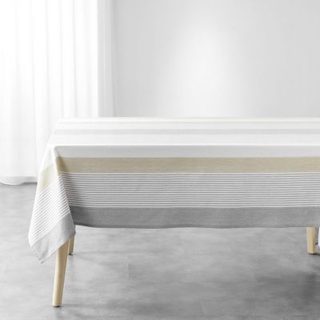 Nappe rectangulaire 140 x 240 cm Coton / polyester tissé teint Iliade