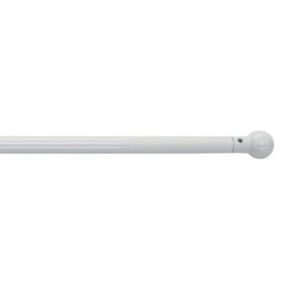 Tringle Déco Extensible "Bolla" 80-110cm Blanc