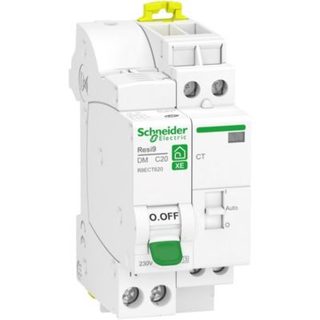 Combiné disjoncteur + contacteur courbe C phase + neutre 20A Schneider Electric Resi9 XE