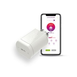 Vanne thermostatique connectée io - Pour contrôler la température des radiateurs à eau chaude avec Tahoma (switch)