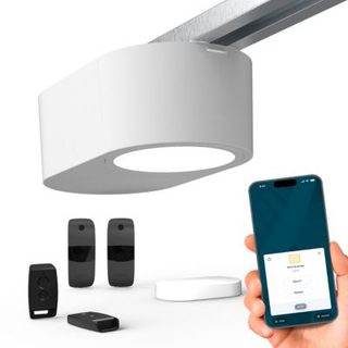 Moteur pour porte de garage Serenia 700 io Connect - Somfy - Hauteur Max. 2.35 m et Largeur Max. 3 m - Pilotage à la voix ou à distance