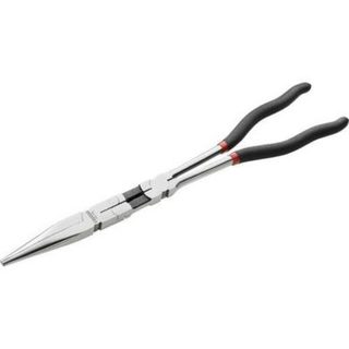 Pince plate à becs ronds droite Facom 185.34L 340 mm pour atelier