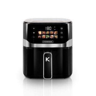 Kitchencook - Airmed55 Led - Noir - Friteuse Sans Huile - 5,5 L - 10 Programmes